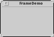 A snapshot of FrameDemo running on Solaris