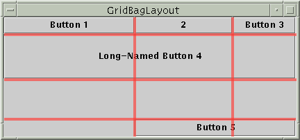 GridBagLayout shown after the user enlarged it.