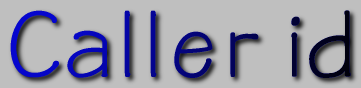 Caller id under linux